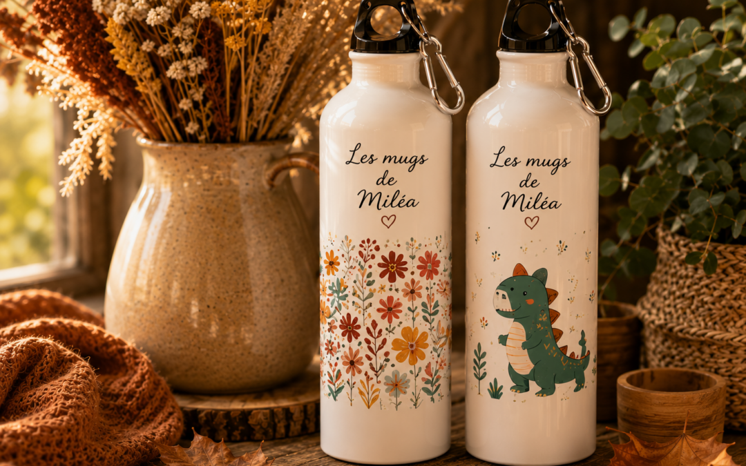 Les gourdes personnalisées : l&rsquo;accessoire indispensable de l&rsquo;été