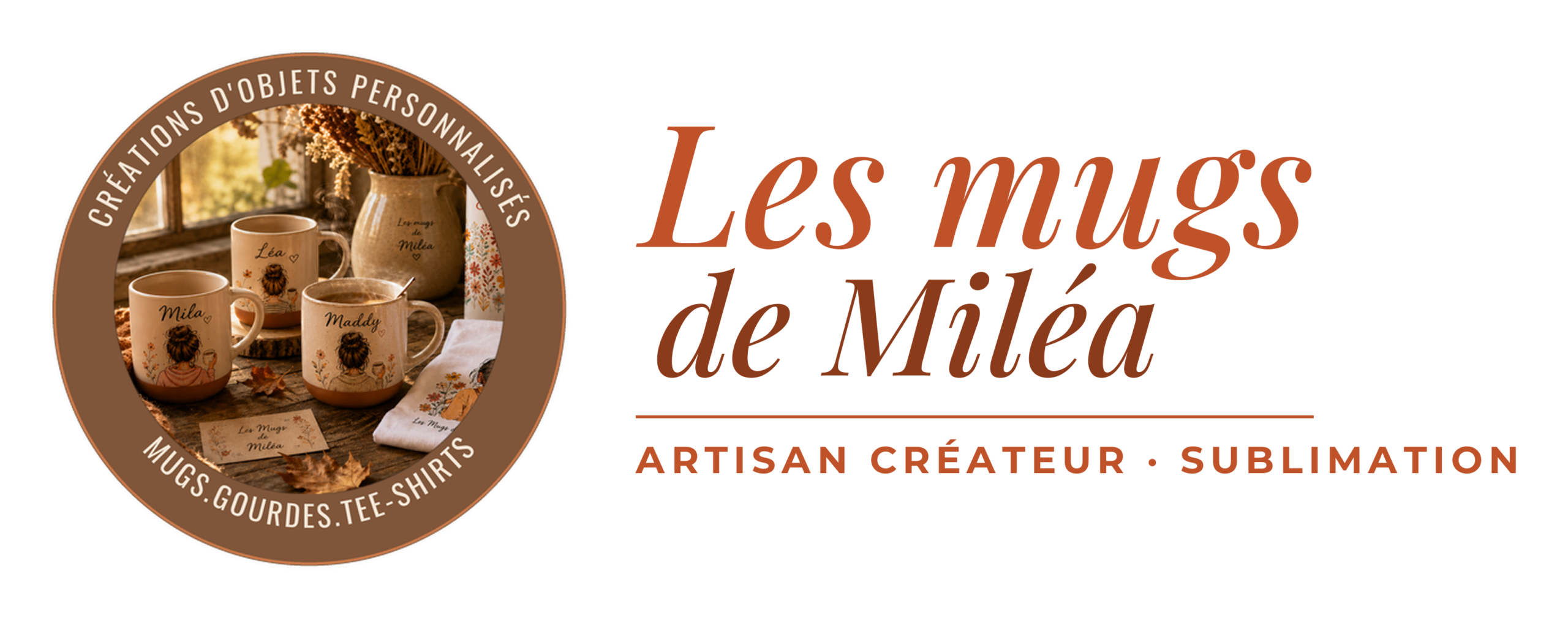 les mugs de miléa logo